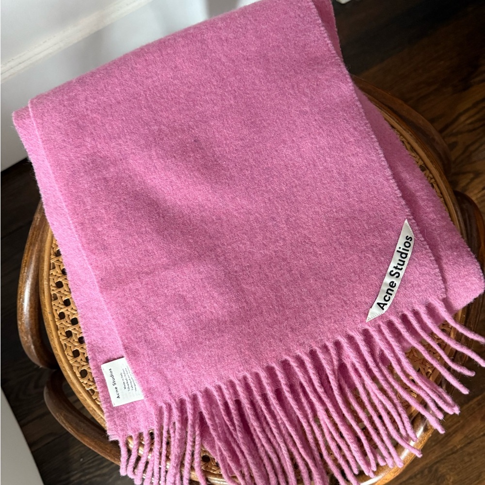Acne Studios Pink Scarf